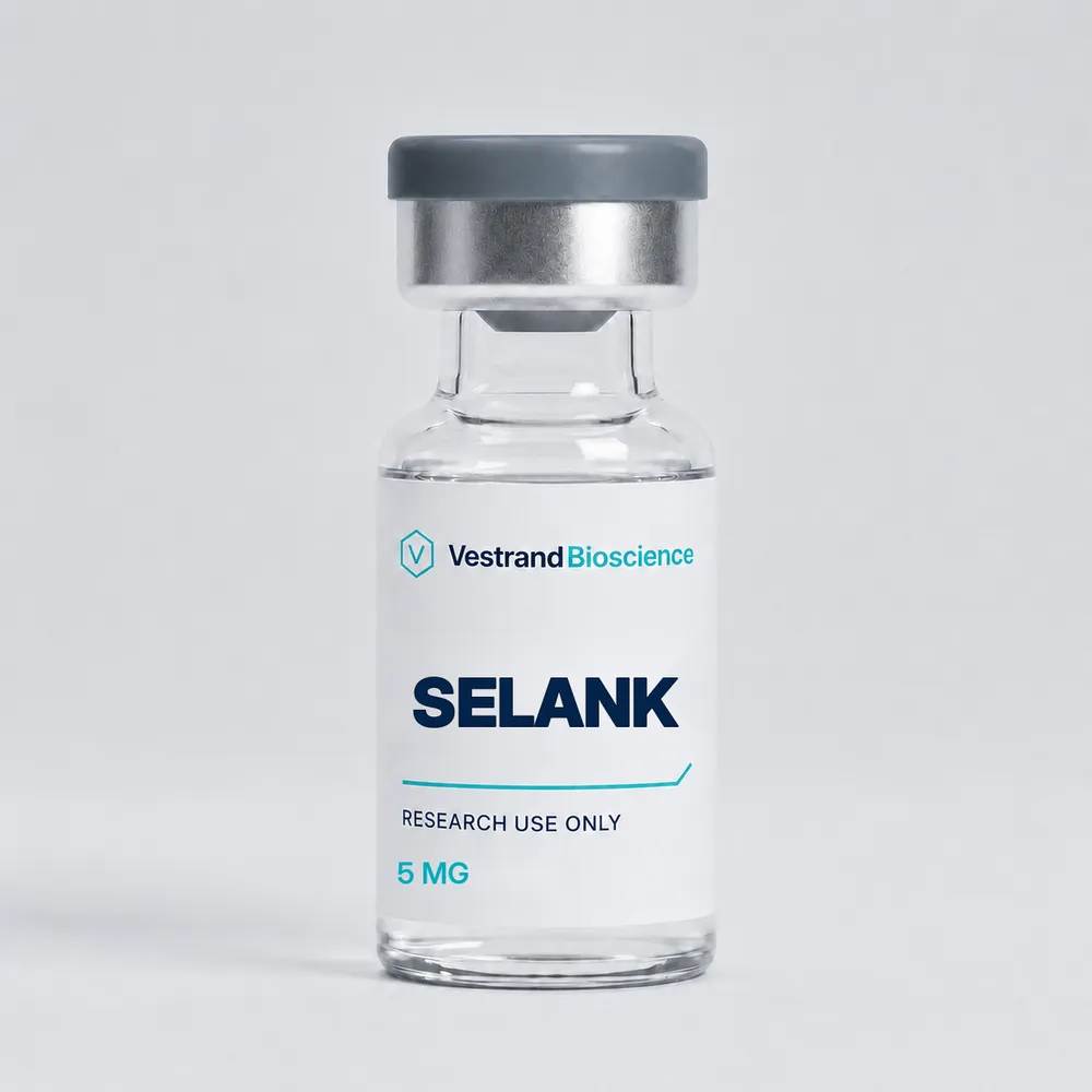 Selank research vial